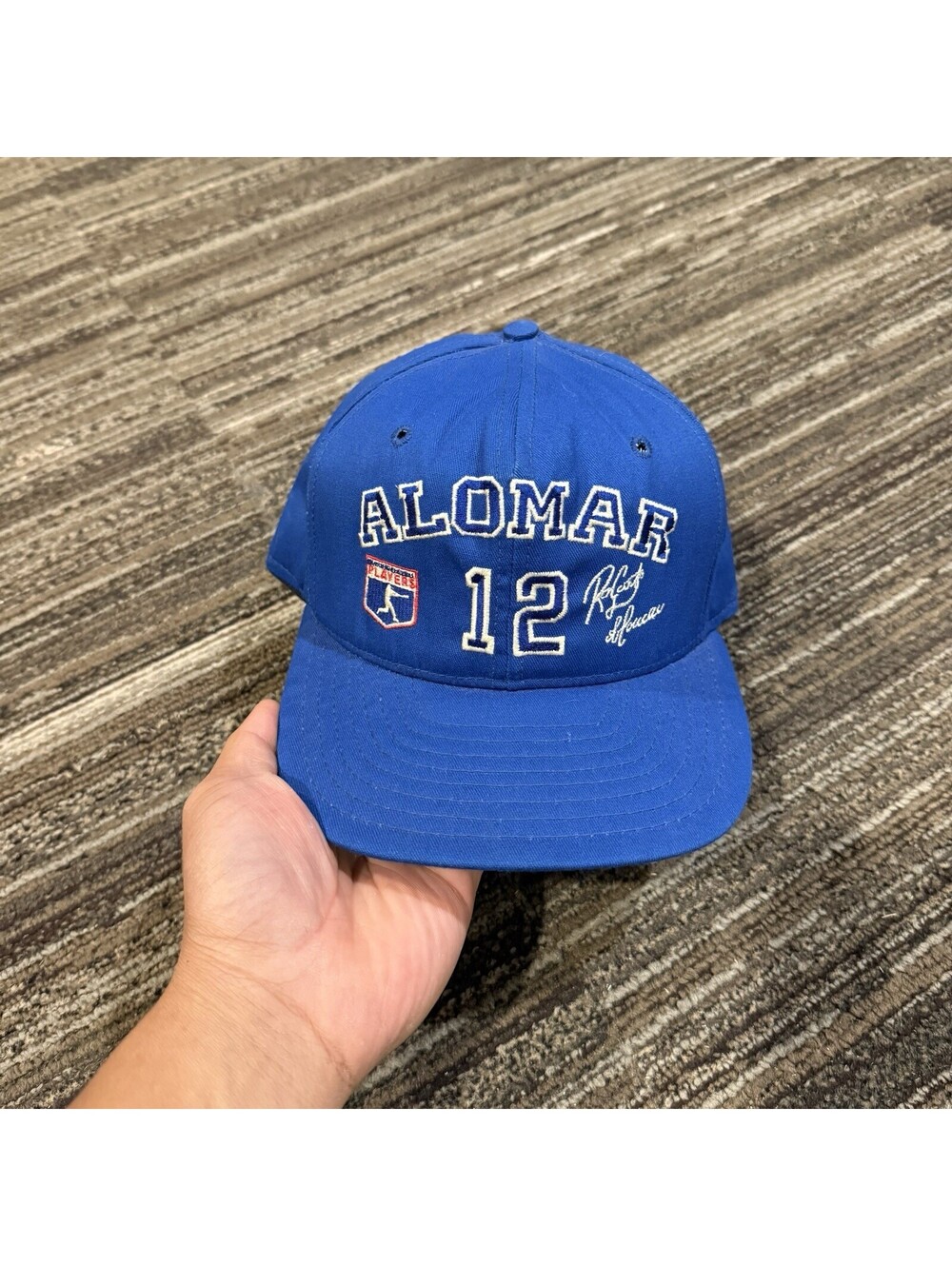 Vintage 90s Toronto Blue Jays #12 Alomar Snapback One Size MLB AJD Men’s